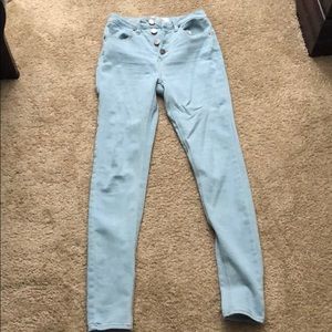 High waisted stretch jean